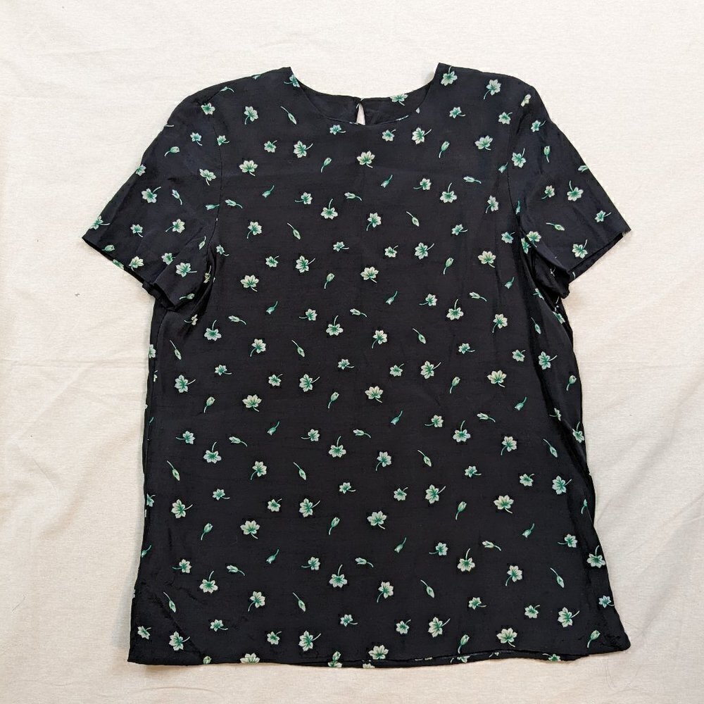 Vintage Norton McNaughton Floral Top Size 10